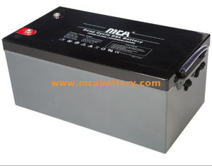 Long Life 12v 260ah Deep Cycle Gel Battery for Floor cleaning machine
