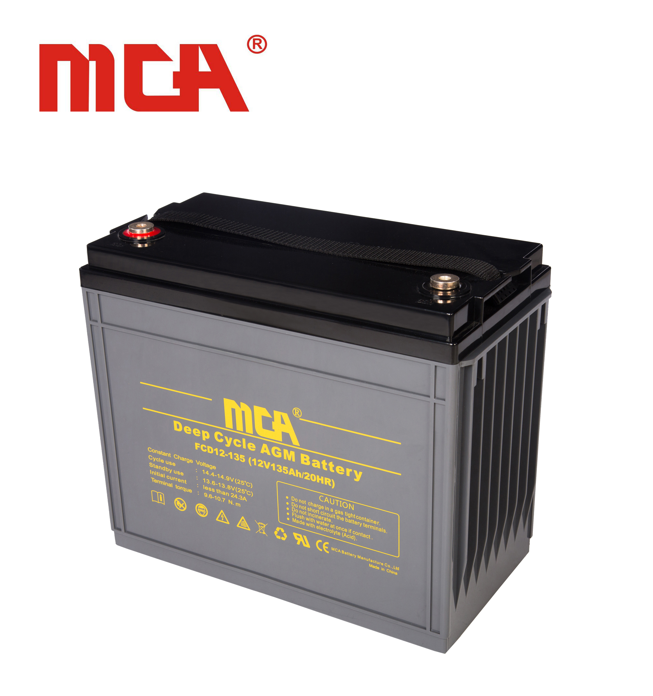 Deep Cycle 12V Storage Gel Battery for Home