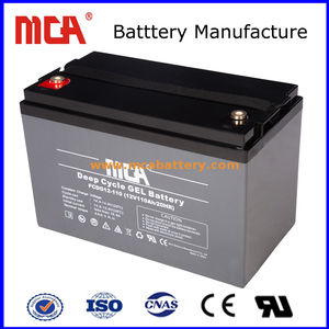 Deep cycle gel battery 12V 110AH for marine 